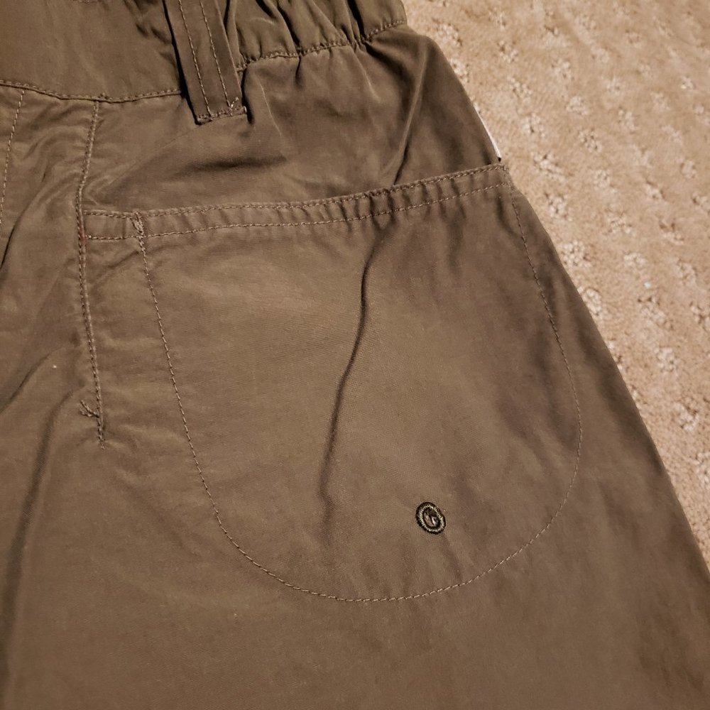 Columbia Convertible Pants / Shorts Green Women's 8 Outdoor Hiking Summer Comfy - Picture 5 of 13